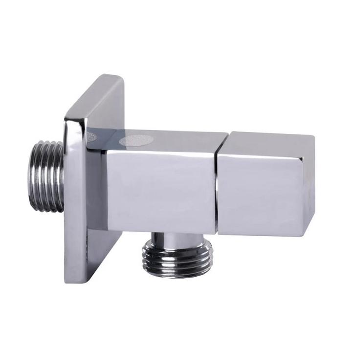 Фото Кран угловой полуоборотный вентильный SOLOMON 1/2"х1/2" CUBE 7078  - Магазин MASMART