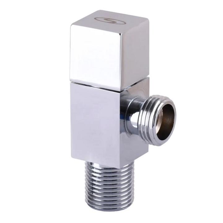 Фото Кран кутовий напівобертовий вентильний SOLOMON 1/2"х1/2" CUBE 7078 - Магазин MASMART
