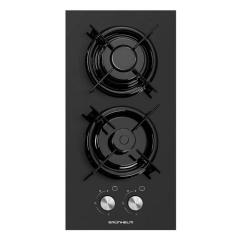 Фото Варильна поверхня газова Grunhelm GPG 0201 BF скло 2...  - Магазин MASMART