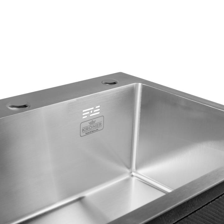 Фото Кухонна мийка Kroner KRP Geburstet - 5843HM  - Магазин MASMART