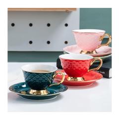 Фото Чашка с блюдцем и ложкой Stenson CLASSIC 220 мл  - Магазин MASMART