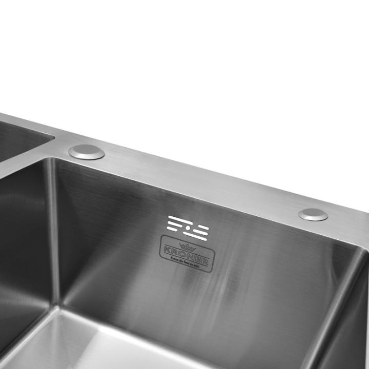 Фото Кухонная мойка Kroner KRP Geburstet-7843ZHM  - Магазин MASMART