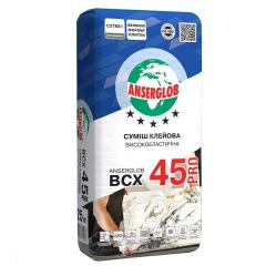 Фото Клей для плитки высокоэластичный Anserglob BCX 45 PRO 25...  - Магазин MASMART