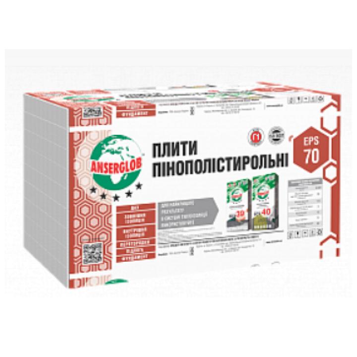 Фото Пенопласт 4 см Anserglob EPS-70 (13,5 кг) 1000х500х40 мм - Магазин MASMART