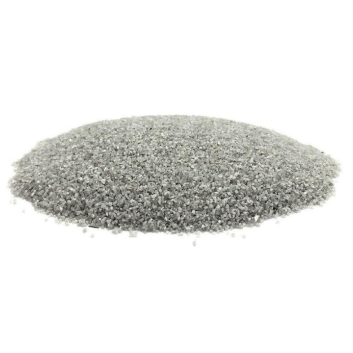 Фото Декоративний пісок (сірий) 1-2 мм 1 кг - Магазин MASMART