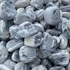 Фото Галька мармурова чорно-біла Black Angel 8-15 мм 1 кг  - Магазин MASMART