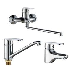 Фото Комплект змішувачів Lidz Tani (001F1+0052+003)  - Магазин MASMART