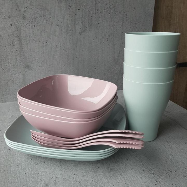 Фото Набор посуды для пикника фрезия/полынь  - Магазин MASMART