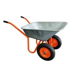 Фото Тачка будівельна професійна 2-колісна 90 л 180 кг d400 мм...  - Магазин MASMART