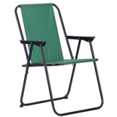 Фото Стул складной Пикник AMF C3012 черный/темно-зеленый  - Магазин MASMART
