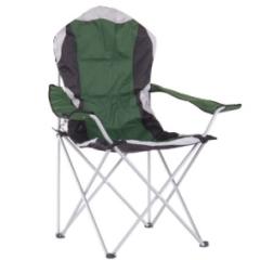Фото Стул складной Рыбацкий XXL AMF алюм/зеленый  - Магазин MASMART