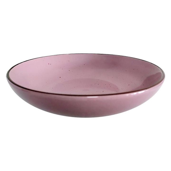 Фото Тарілка супова 20 см Limited Edition TERRA пудрово-рожева - Магазин MASMART