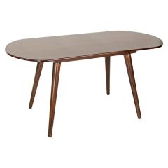 Фото Стол обеденный раскладной Патрик (темный орех/массив...  - Магазин MASMART