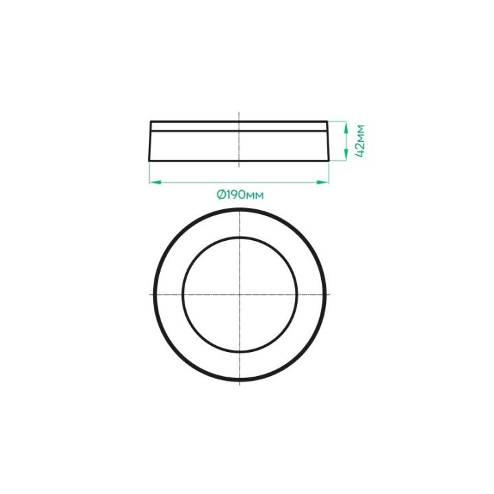 Фото Светильник LED Ardero AL3007-RW 15W 5000K IP65  - Магазин MASMART