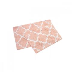 Фото Набор ковриков Irya - Bali narcicegi персиковый 50х80/45х60  - Магазин MASMART