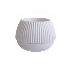 Фото Вазон Бохо белый Алеана d10 0,5л  - Магазин MASMART