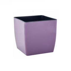 Фото Вазон Квадро фиолетовый Алеана 3,0 л 16х16х15,5 см  - Магазин MASMART