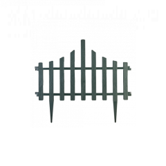 Фото Огорожа для газона Парканчик зелений  Алеана 65х55 см  4 шт  - Магазин MASMART