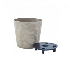 Фото Вазон зі вставкою Ф'южн какао Алеана 1,6 л 16х14,5 см  - Магазин MASMART