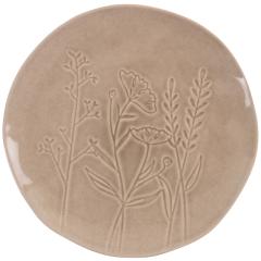 Фото Тарелка обеденная 27 см Limited Edition Herb Nature беж...  - Магазин MASMART