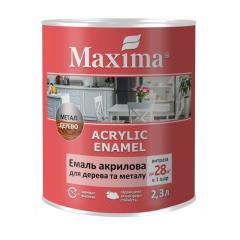 Фото Эмаль акриловая Maxima для дерева и металла глянцевая...  - Магазин MASMART
