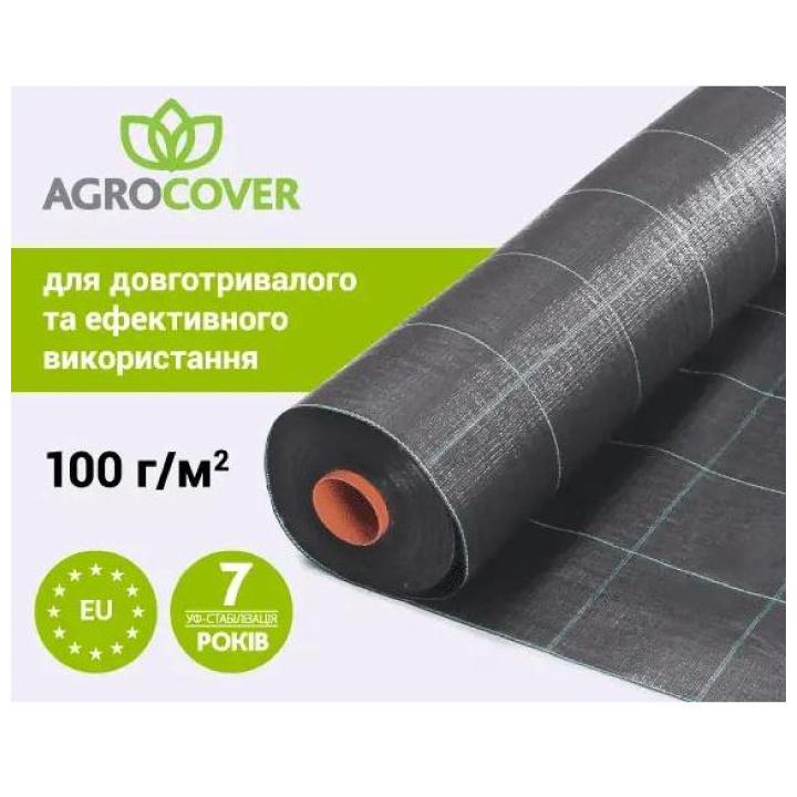 Фото Агротканина Agrocover чорна 100 г/м² (1,65х100 м)  - Магазин MASMART