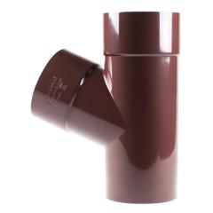 Фото Тройник 100/75/67° Profil коричневый (130/100)+(90/75)  - Магазин MASMART