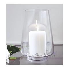 Фото Ваза скляна (свічник) Miss Decor D-5786 24,5 см  - Магазин MASMART