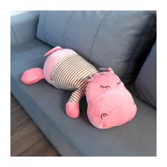 Фото Детский плед-подушка Бегемотик розовый  - Магазин MASMART