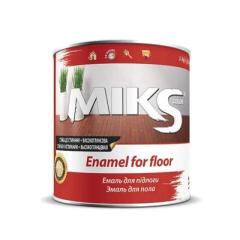 Фото Эмаль алкидная MIKS ПФ-266 красно-коричневая 2,8 кг  - Магазин MASMART