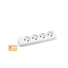 Фото Колодка Viko Multi-Let 4 гнізда  - Магазин MASMART