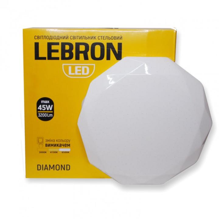 Фото Светильник LED Lebron L-CL-DIAMOND max 45W 3000-6500К 15-25-04  - Магазин MASMART