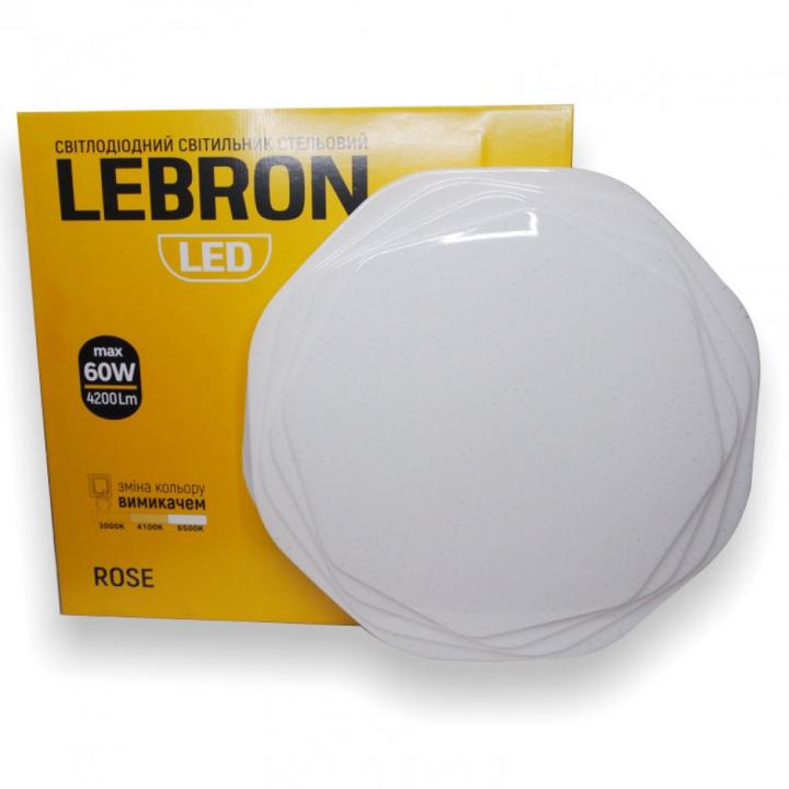 Фото Светильник LED Lebron L-CL-ROSE max 60W 3000-6500К - Магазин MASMART