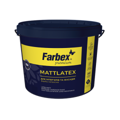 Фото Фарба латексна Farbex Mattlatex для зовнішніх та...  - Магазин MASMART