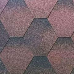 Фото Бітумна черепиця Brava Сота коричнева 3 м.кв/уп  - Магазин MASMART