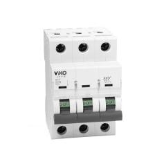 Фото Автоматичний вимикач 3P 25А С 4,5кА Viko  - Магазин MASMART