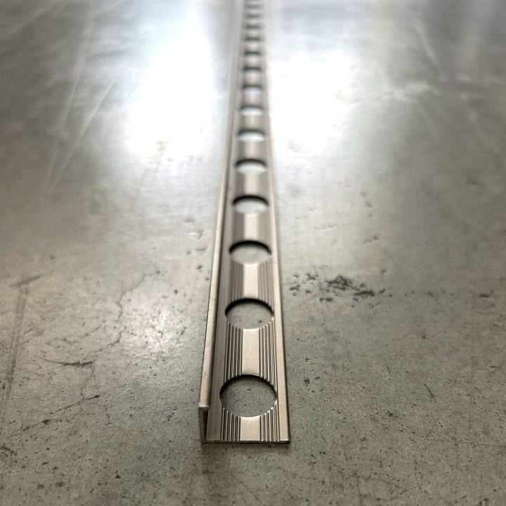 Фото Профіль для плитки АП 10 алюмінієвий бронза 2,7 м Г-подібний зовнішній торцевий - Магазин MASMART