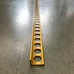 Фото Профіль для плитки АП 10 алюмінієвий золото 2,7 м...  - Магазин MASMART