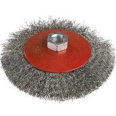 Фото Щетка конусная Miol витая проволока 125 мм 06-470  - Магазин MASMART