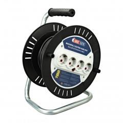 Фото Подовжувач на котушці  Horoz 16A 4 гнізда з/з 30 м...  - Магазин MASMART