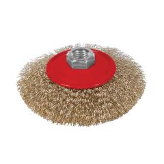 Фото Щетка проволочная конусообразная SIGMA Ø125 мм М14×2 мм...  - Магазин MASMART