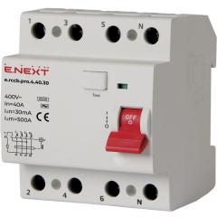 Фото Вимикач диференційного струму E.NEXT e.rccb.pro.4.40.30...  - Магазин MASMART