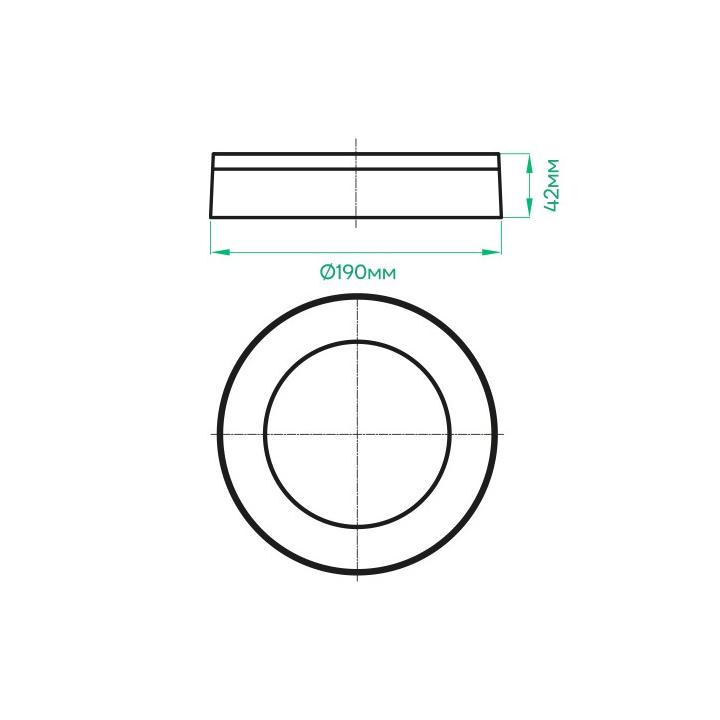 Фото Светильник LED Ardero AL3007-RB 15W 5000K IP65  - Магазин MASMART