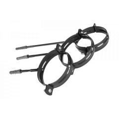 Фото Держатель трубы металлический L-160 Profil 130 графит...  - Магазин MASMART