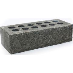 Фото Кирпич рваный ложек 250х100х60 серый (пустотелый)  - Магазин MASMART