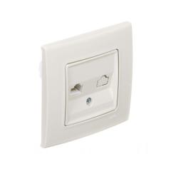 Фото Розетка компьютерная VIKO Linnera крем  - Магазин MASMART