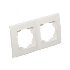 Фото Рамка 2-местная VIKO Linnera крем  - Магазин MASMART