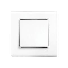 Фото Вимикач одноклавішний VIKO Linnera білий  - Магазин MASMART