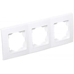 Фото Рамка 3-місна VIKO Linnera біла  - Магазин MASMART