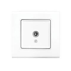 Фото Розетка TV VIKO Linnera біла  - Магазин MASMART